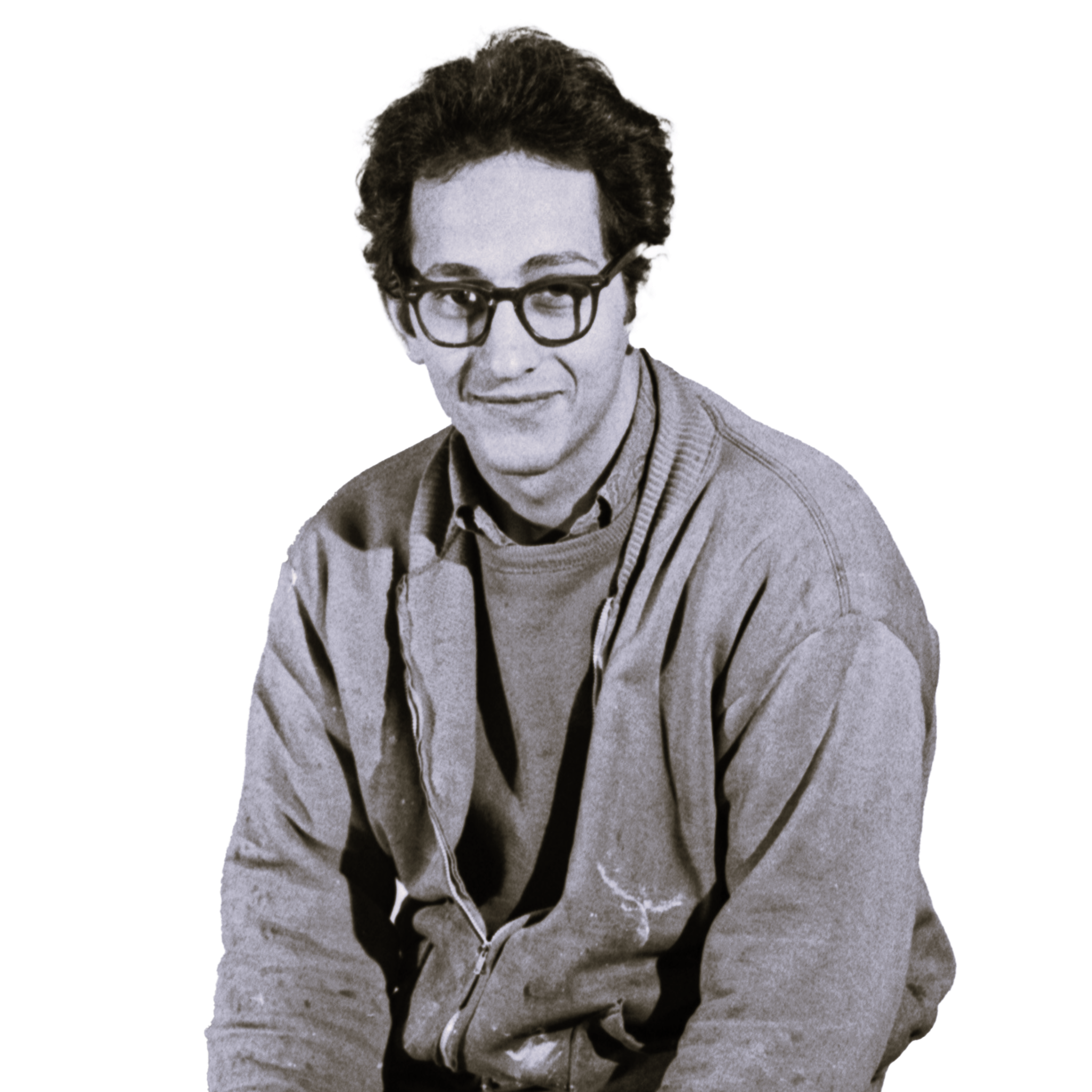 Archival portrait of Frank Stella