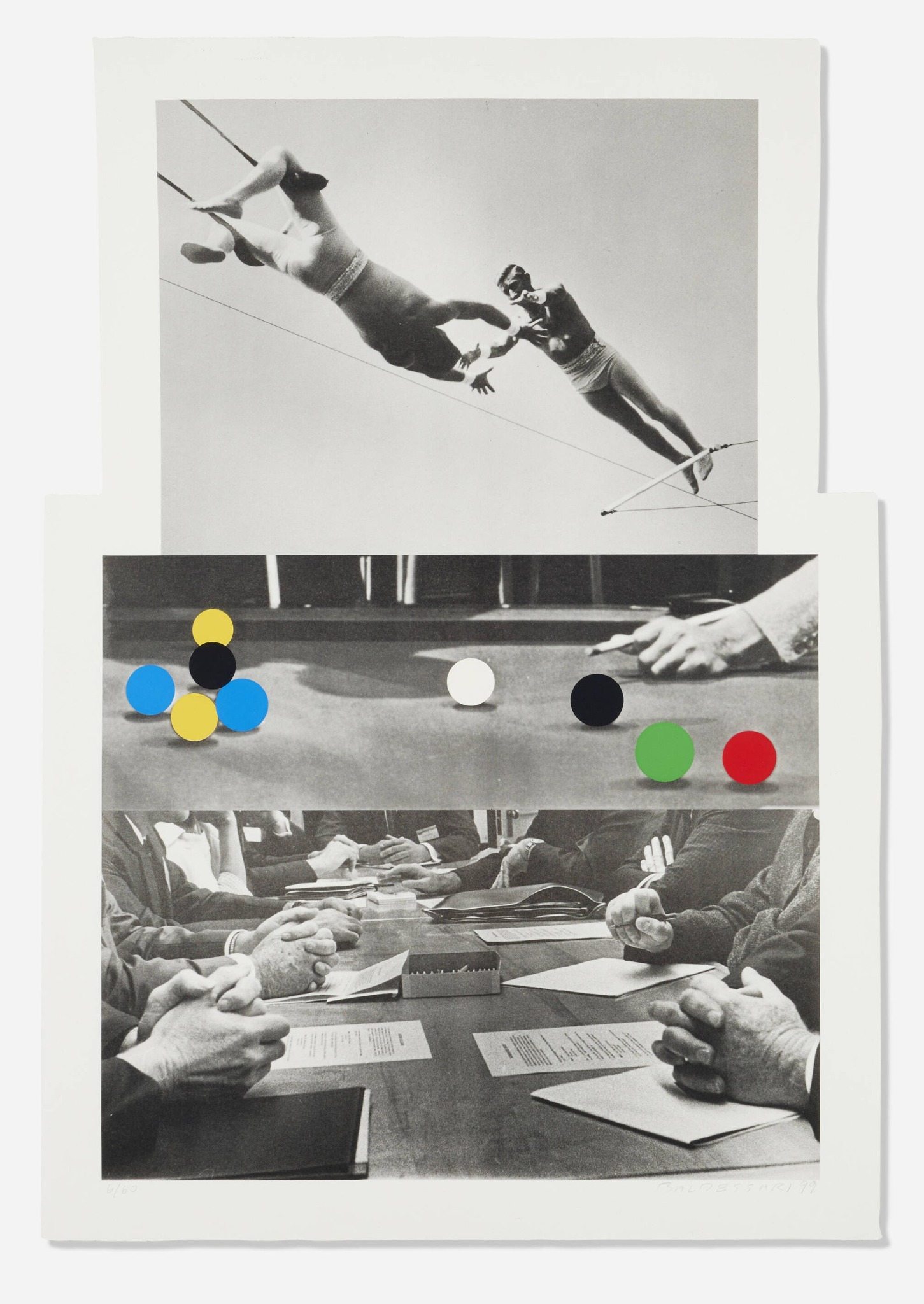 Artwork by John Baldessari, presented by Modern Times Fine Art